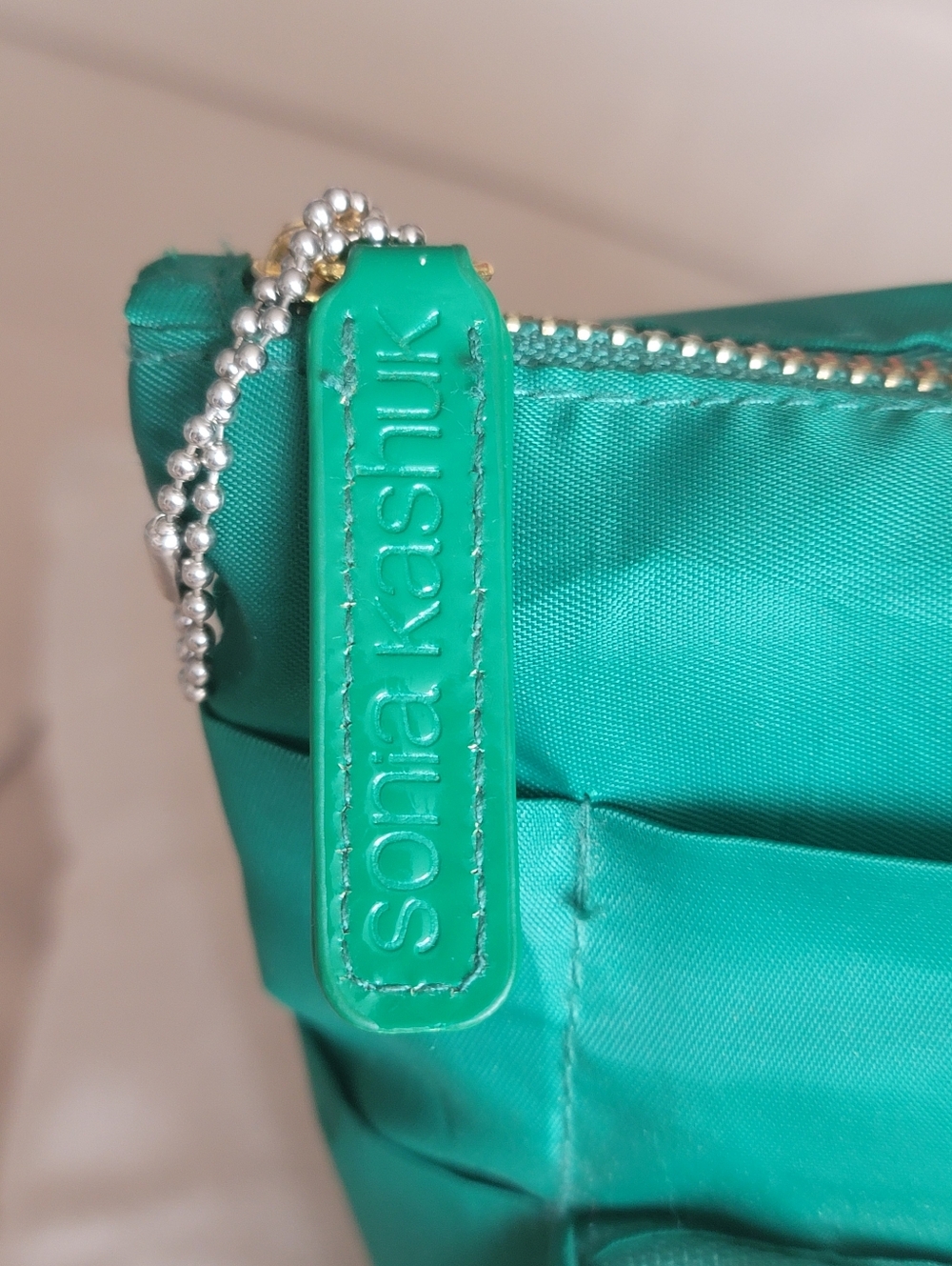 SONIA KASHUK Nylon Makeup Zipped Pouch - Picture 2 of 6